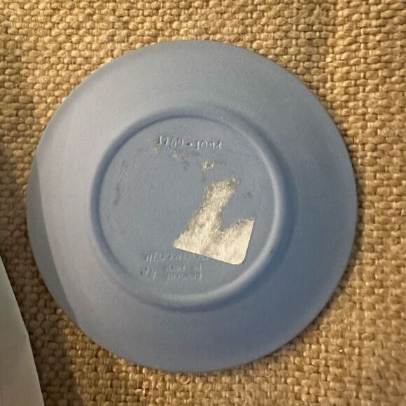 Wedgwood Vintage Blue Jasperware 225th Anniversary Small‎ Fluted Plate with Box - Picture 4 of 7